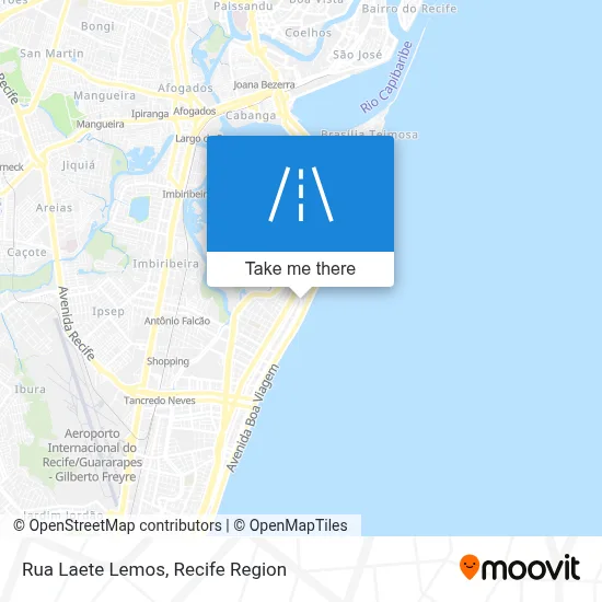 Rua Laete Lemos map
