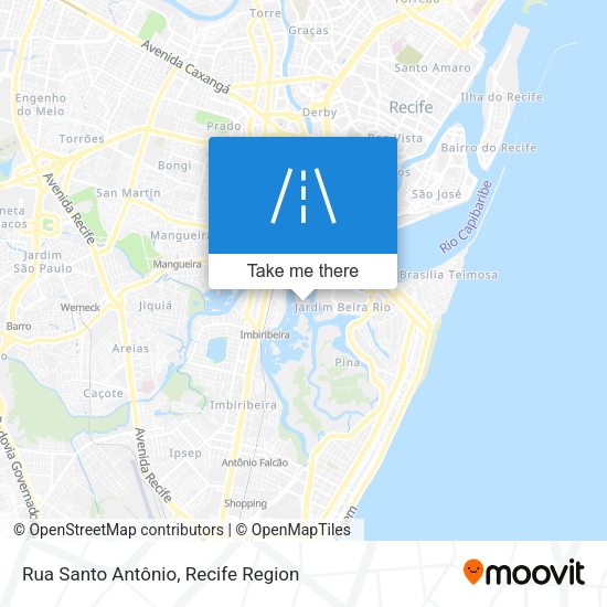 Rua Santo Antônio map