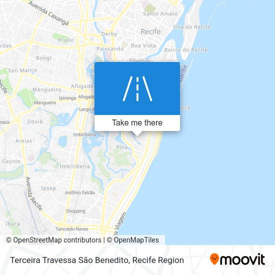 Terceira Travessa São Benedito map
