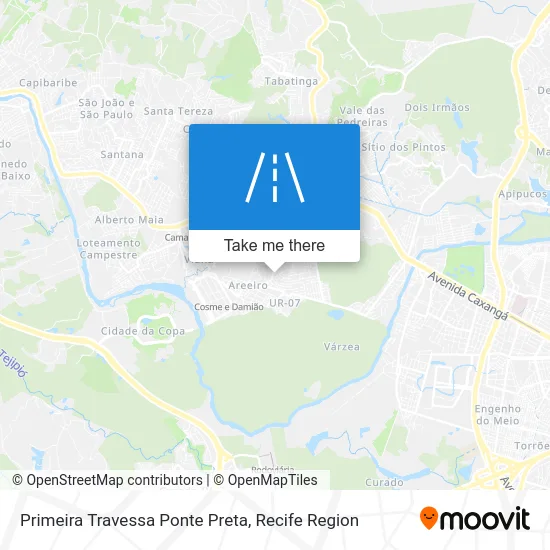 Primeira Travessa Ponte Preta map