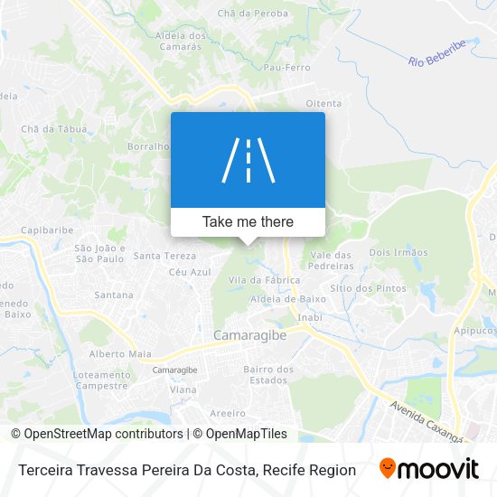 Terceira Travessa Pereira Da Costa map