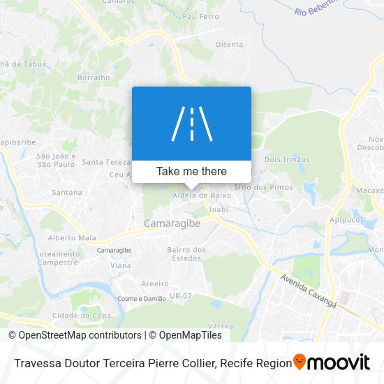 Travessa Doutor Terceira Pierre Collier map