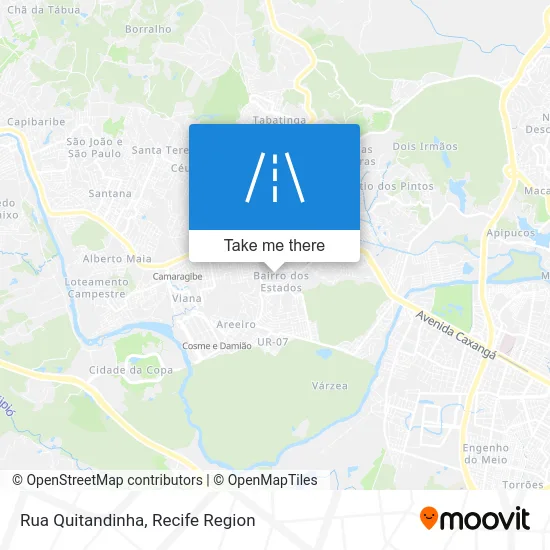 Rua Quitandinha map