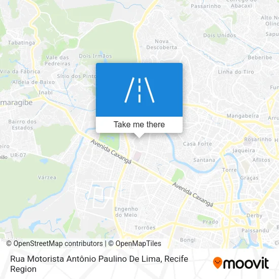 Rua Motorista Antônio Paulino De Lima map