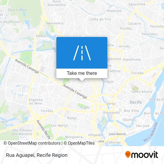Rua Aguapei map