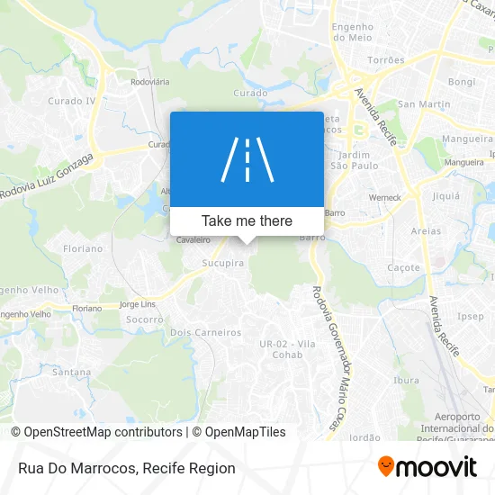 Rua Do Marrocos map