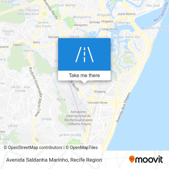 Avenida Saldanha Marinho map