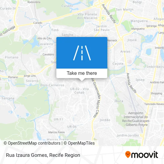 Rua Izaura Gomes map