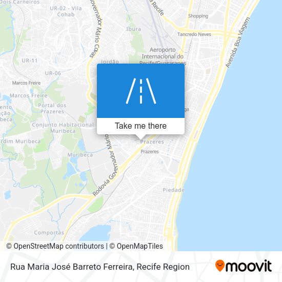 Rua Maria José Barreto Ferreira map