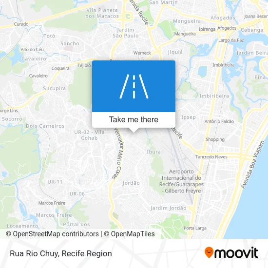 Rua Rio Chuy map