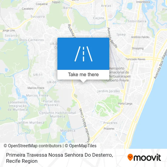 Primeira Travessa Nossa Senhora Do Desterro map