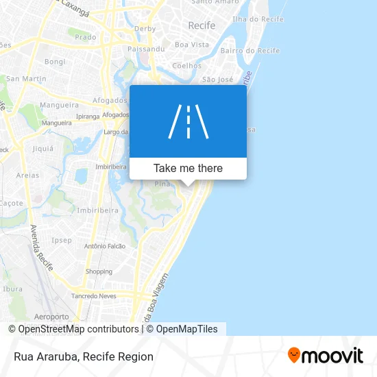 Rua Araruba map