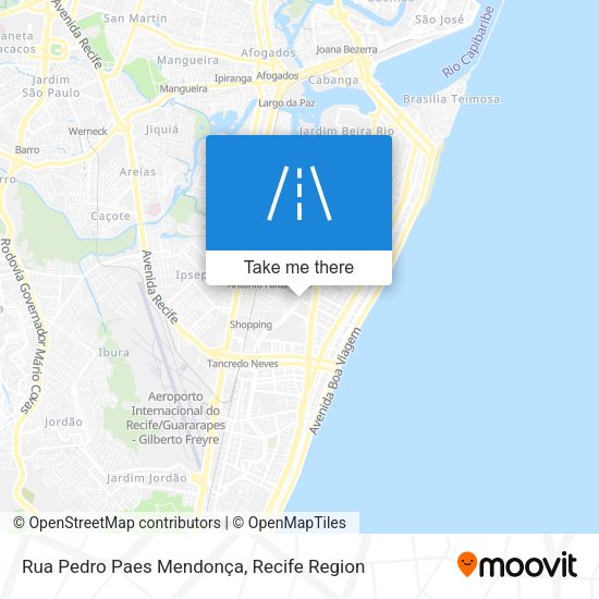 Rua Pedro Paes Mendonça map