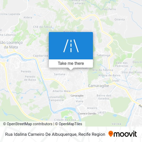 Rua Idalina Carneiro De Albuquerque map