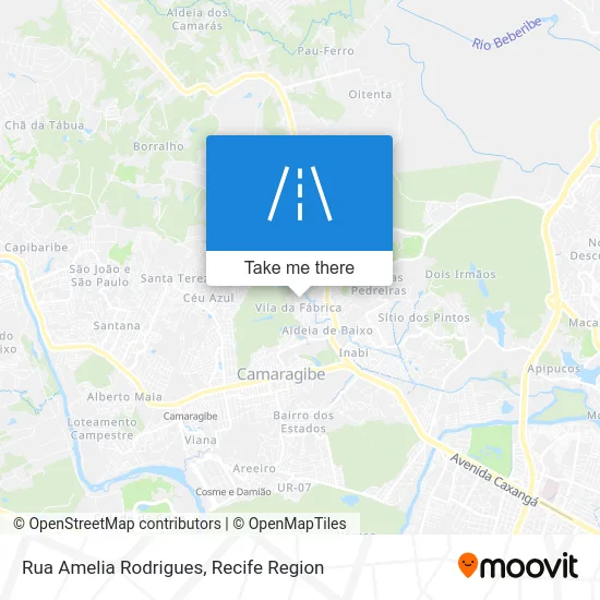 Rua Amelia Rodrigues map
