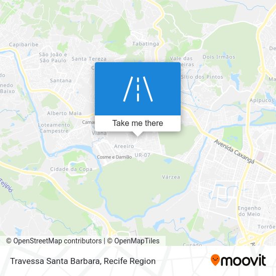 Travessa Santa Barbara map