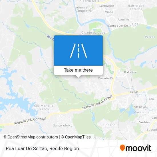 Rua Luar Do Sertão map