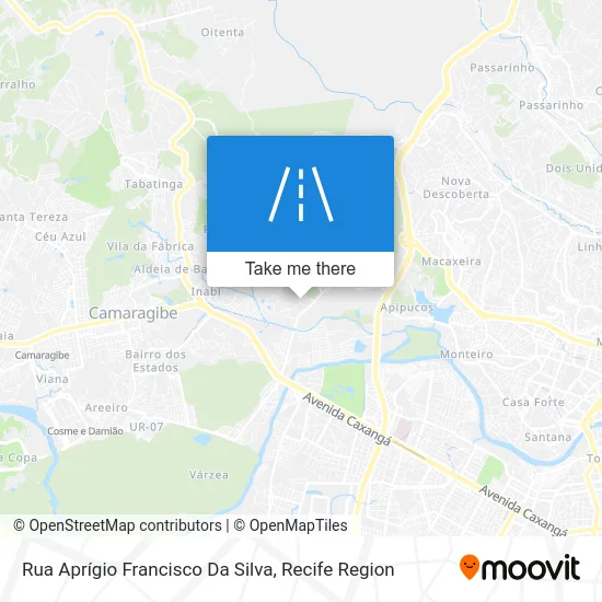 Rua Aprígio Francisco Da Silva map