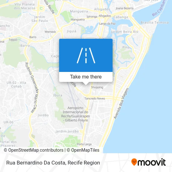 Rua Bernardino Da Costa map
