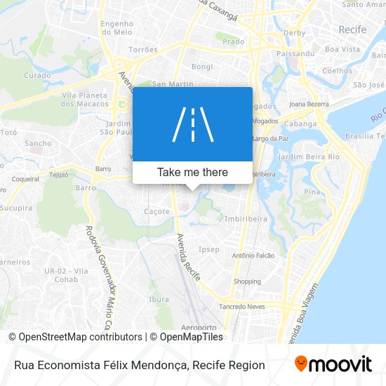 Rua Economista Félix Mendonça map