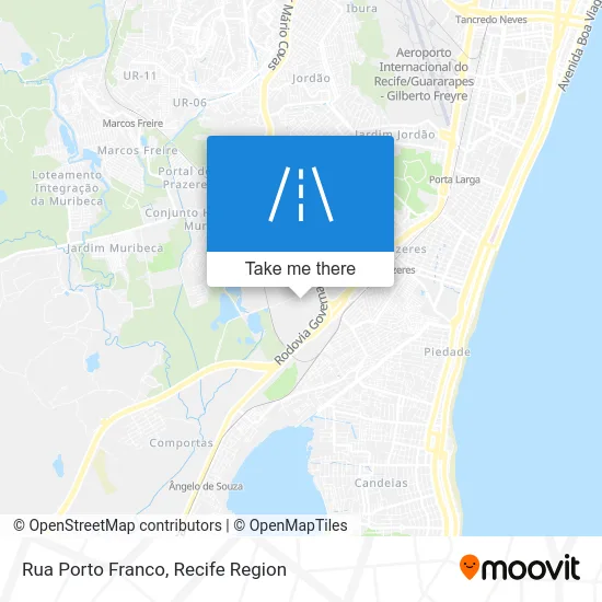 Rua Porto Franco map