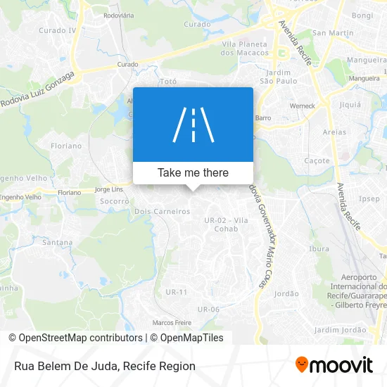 Rua Belem De Juda map