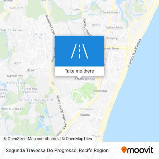 Segunda Travessa Do Progresso map