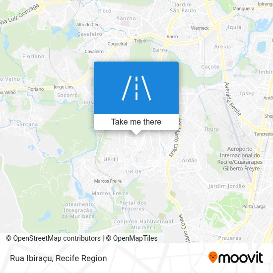 Rua Ibiraçu map