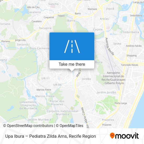 Upa Ibura – Pediatra Zilda Arns map
