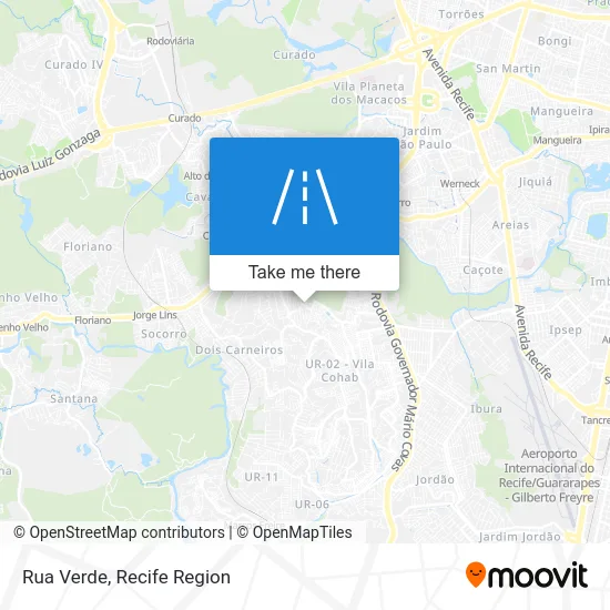 Rua Verde map