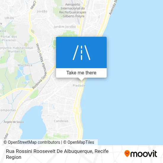 Rua Rossini Roosevelt De Albuquerque map