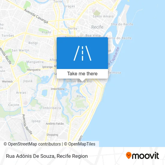 Rua Adônis De Souza map