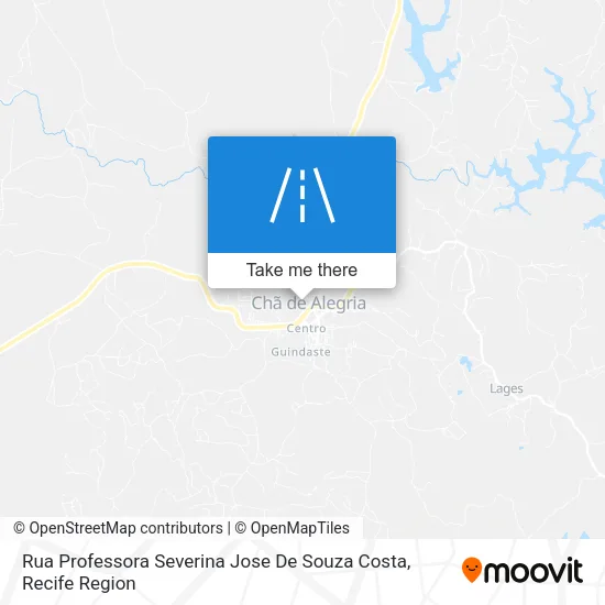 Rua Professora Severina Jose De Souza Costa map