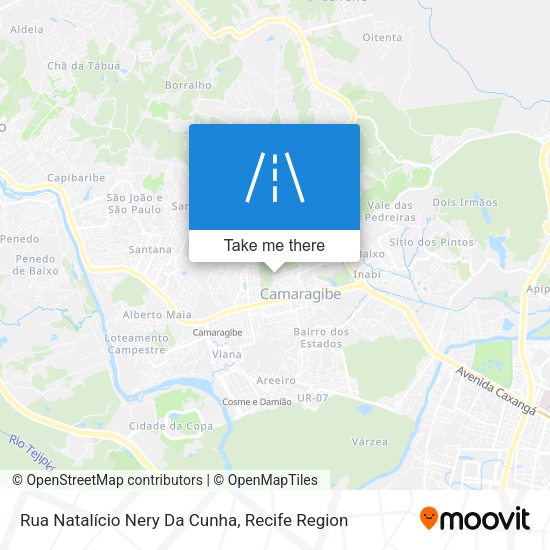 Rua Natalício Nery Da Cunha map