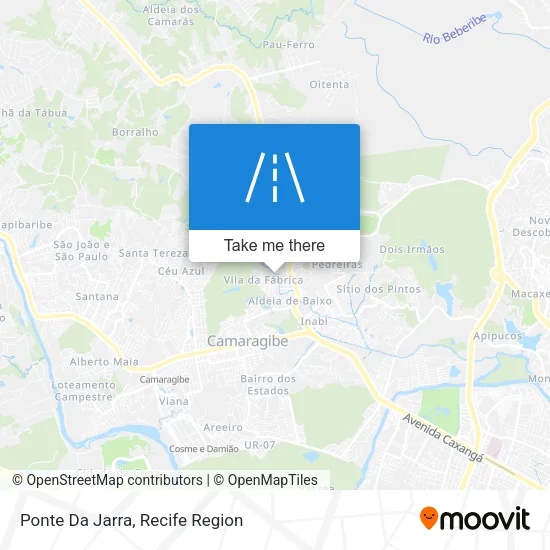 Ponte Da Jarra map