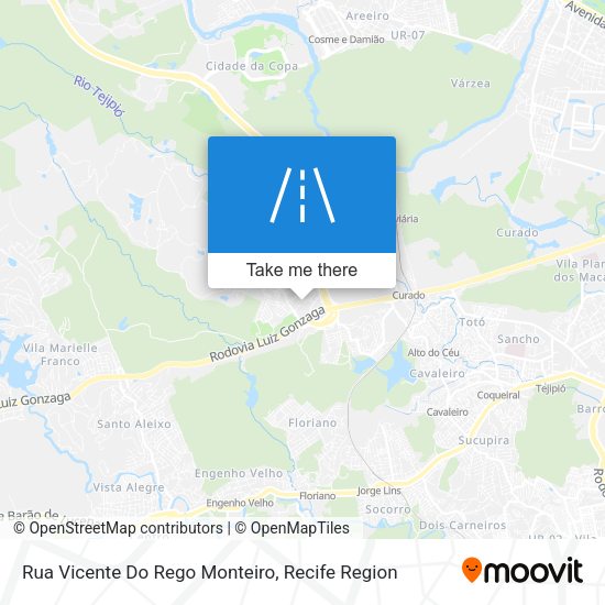 Rua Vicente Do Rego Monteiro map