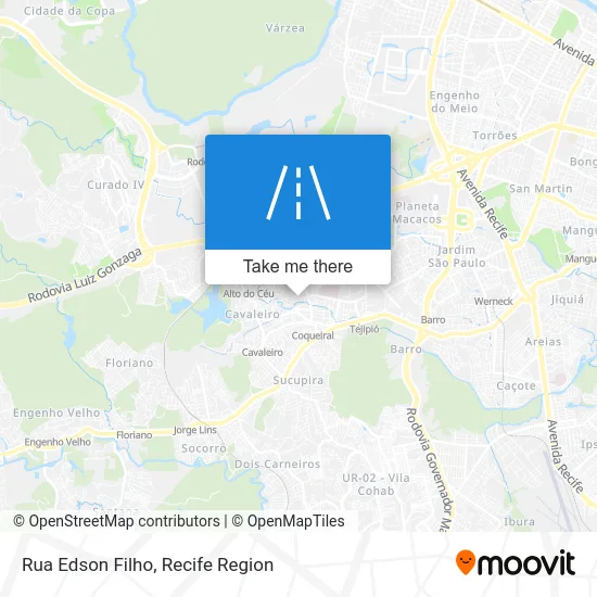 Rua Edson Filho map