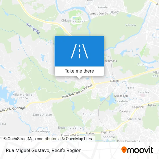 Rua Miguel Gustavo map