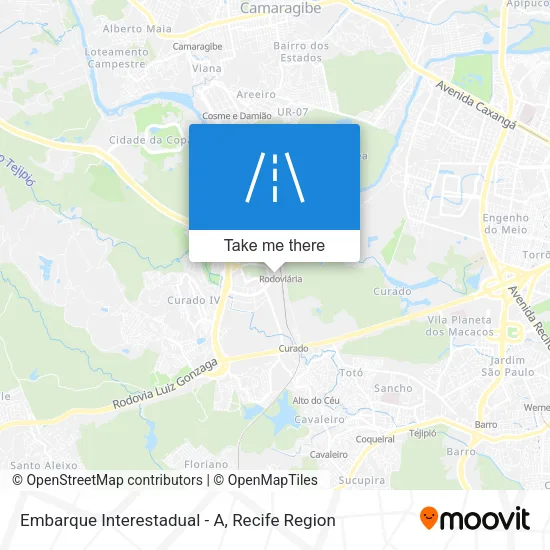 Embarque Interestadual - A map