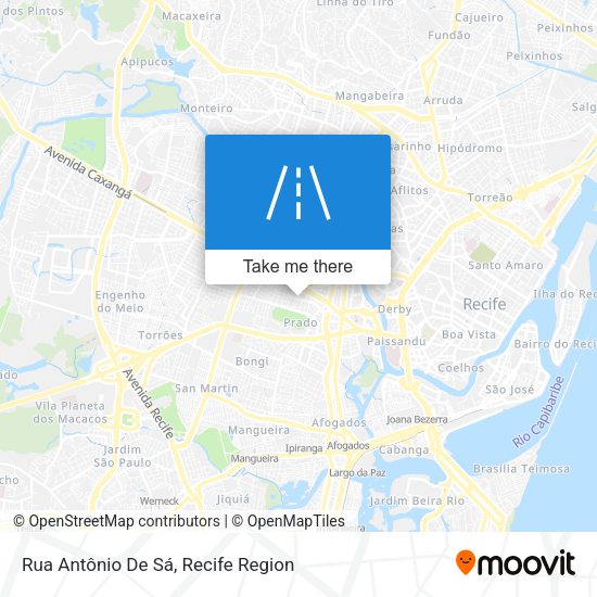 Rua Antônio De Sá map
