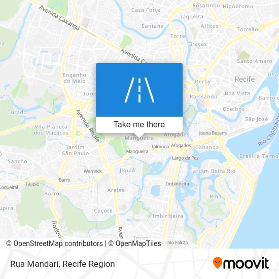 Rua Mandari map