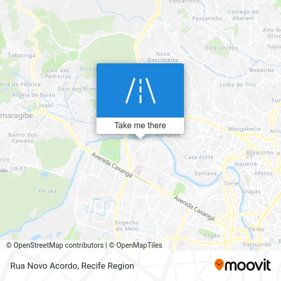 Rua Novo Acordo map