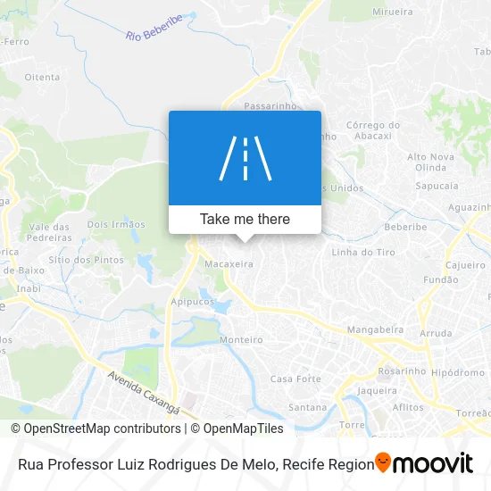 Rua Professor Luiz Rodrigues De Melo map