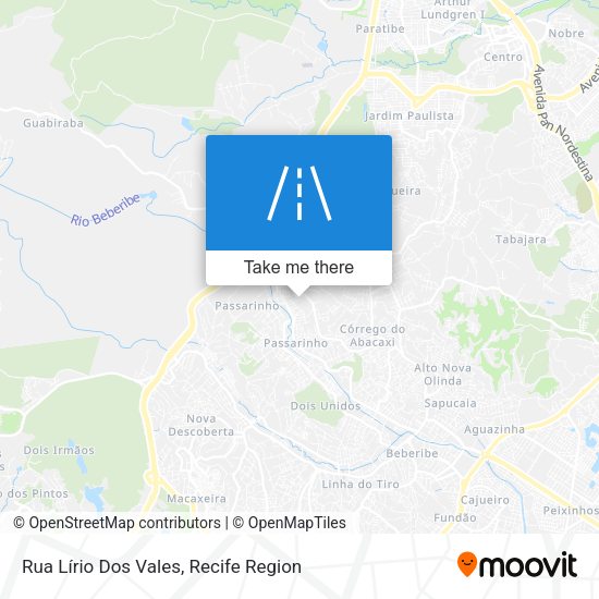 Rua Lírio Dos Vales map