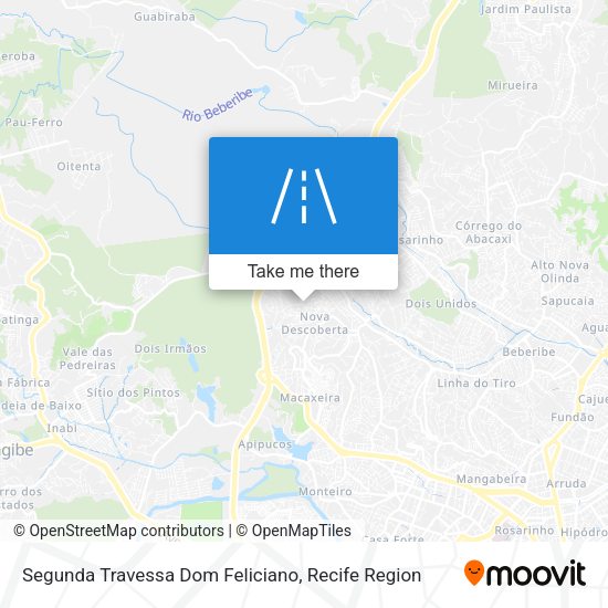Segunda Travessa Dom Feliciano map