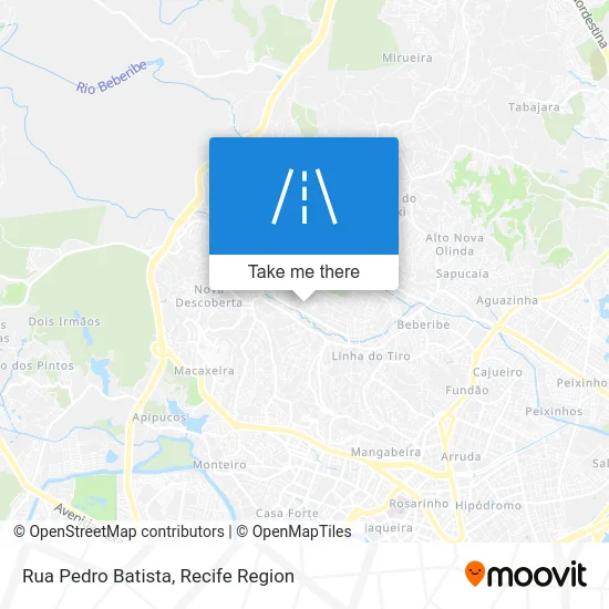 Rua Pedro Batista map