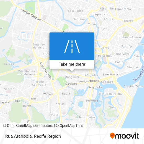 Rua Araribóia map