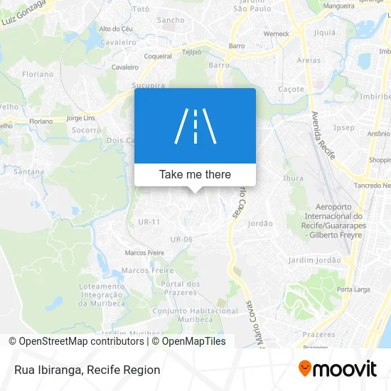 Rua Ibiranga map
