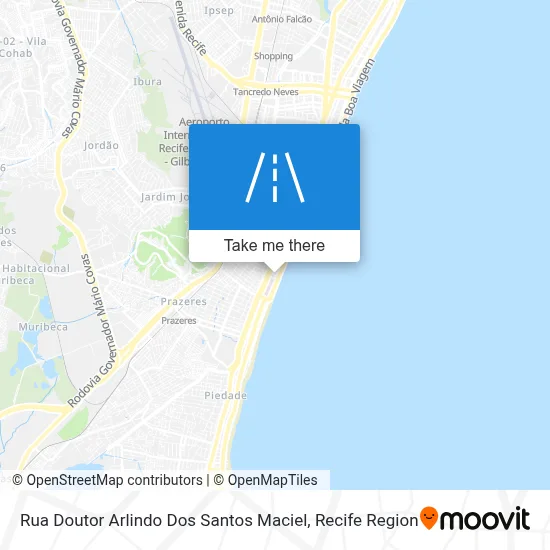 Rua Doutor Arlindo Dos Santos Maciel map