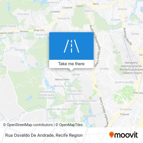 Rua Osvaldo De Andrade map